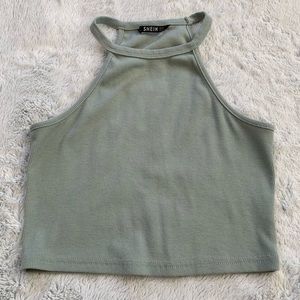 Sage Green Cropped Tank
